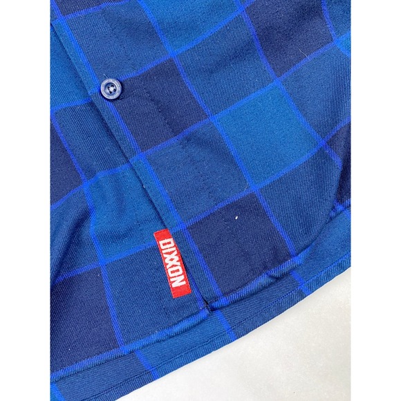 Dixxon Snap On Flannel Shirt Men's Size 2X Blue Plaid - Picture 5 of 15